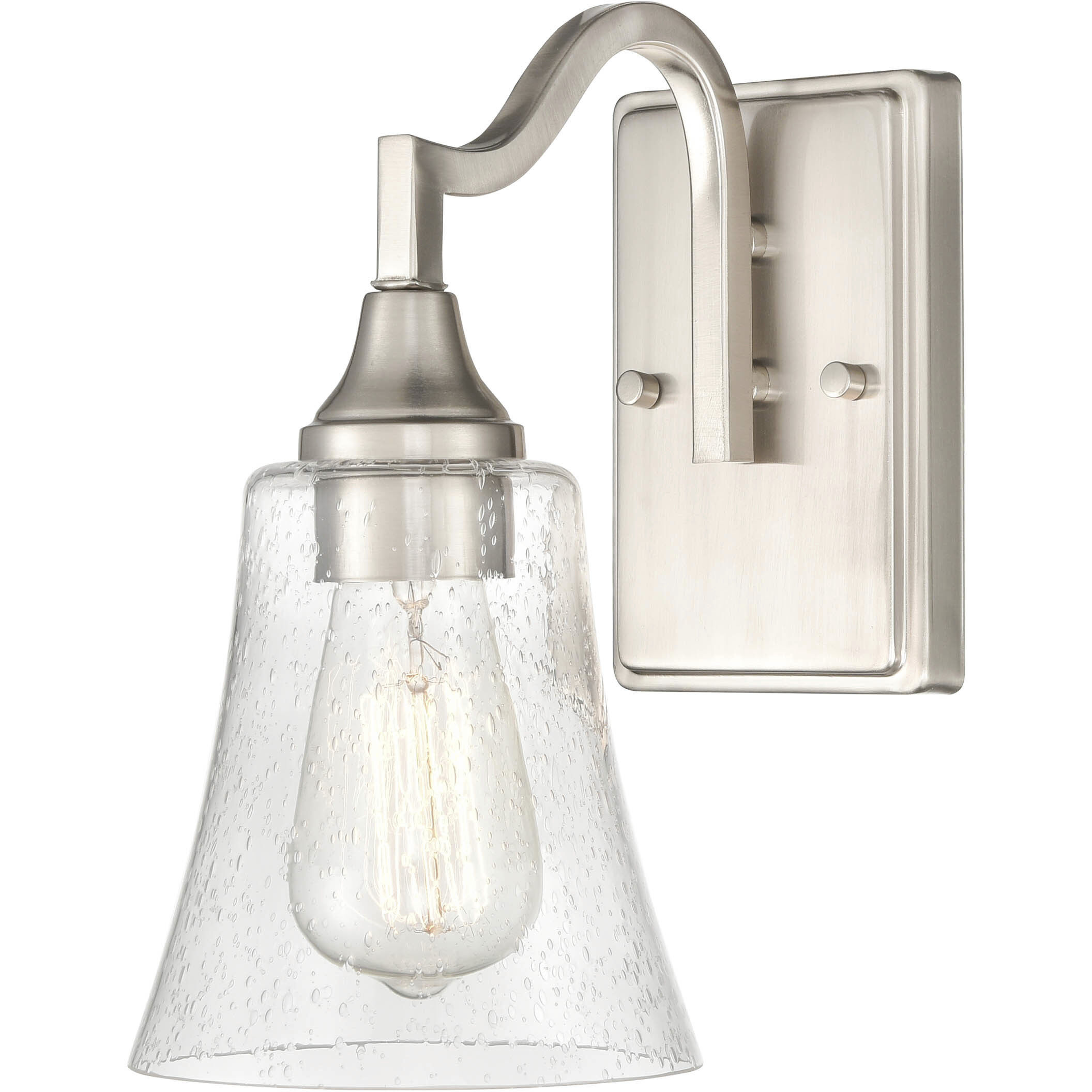 Caily Wall Sconce Wall Light in Brushed Nickel